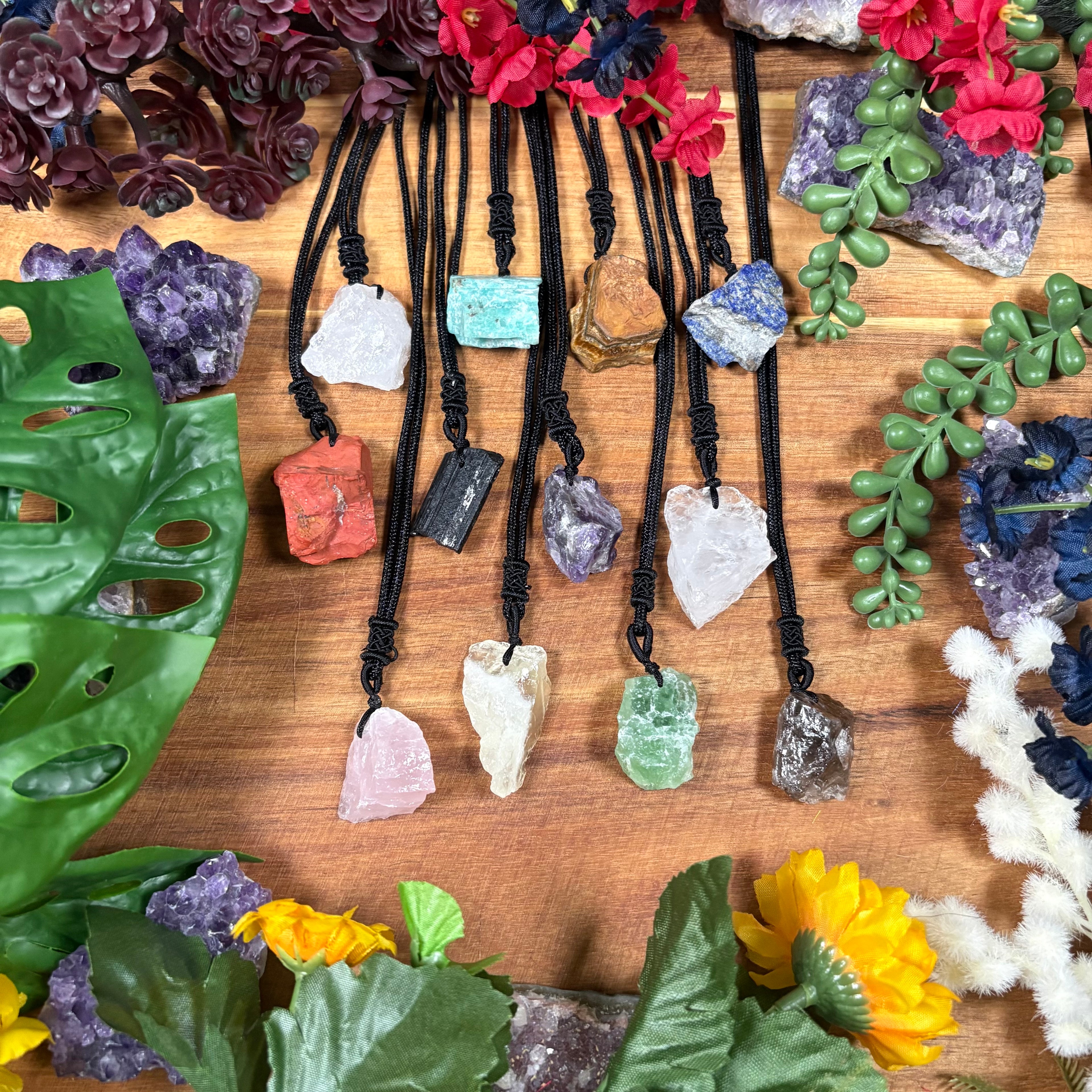 Raw EarthStone Necklaces