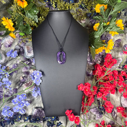 Amethyst Portal Of Manifestation Crystal Necklace