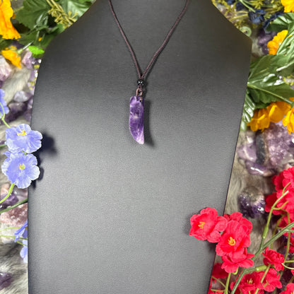 Amethyst Guardian Talisman Necklace