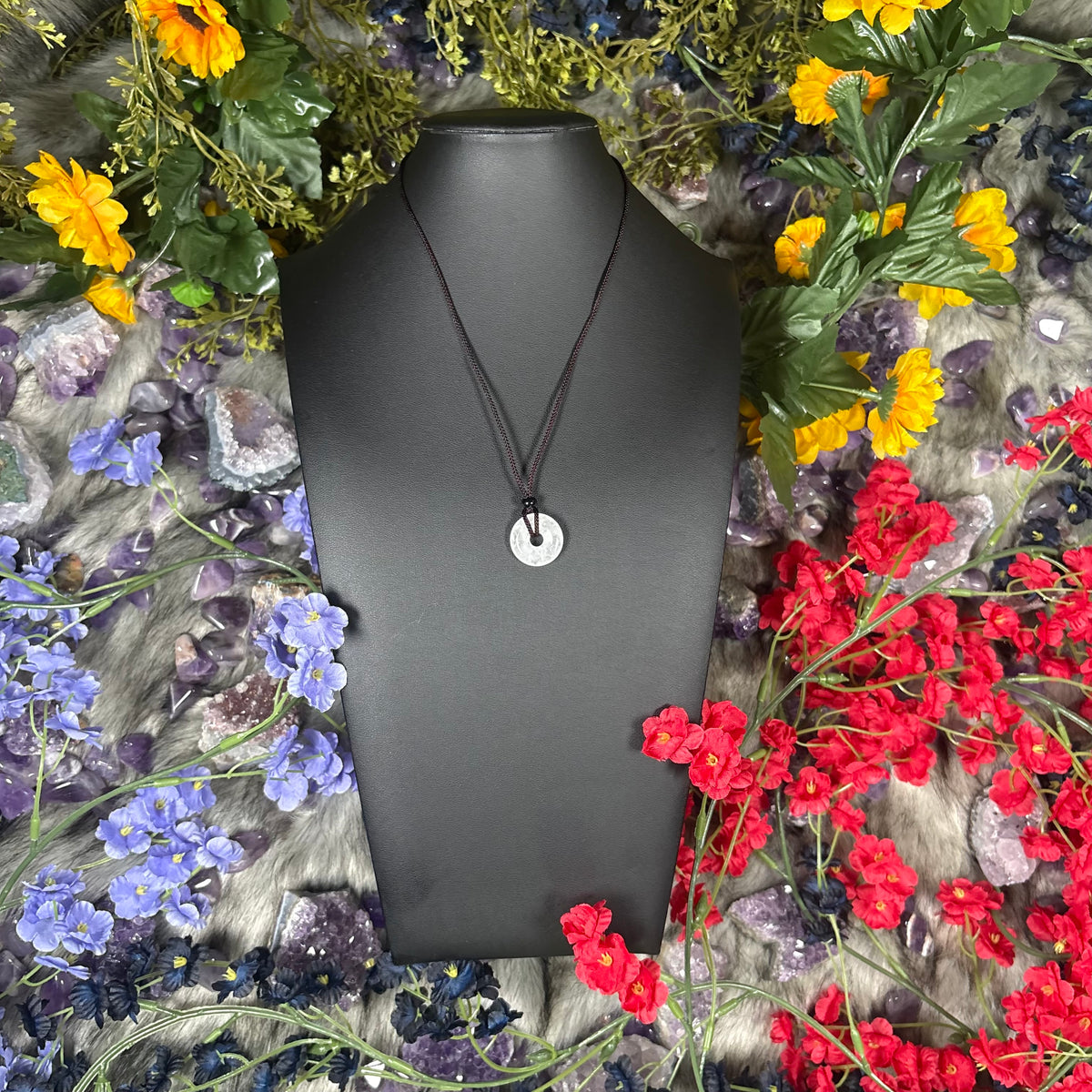 Clear Quartz Eternal Circle Necklace