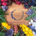 Lapis Lazuli Silver Aura Luxury Bracelet