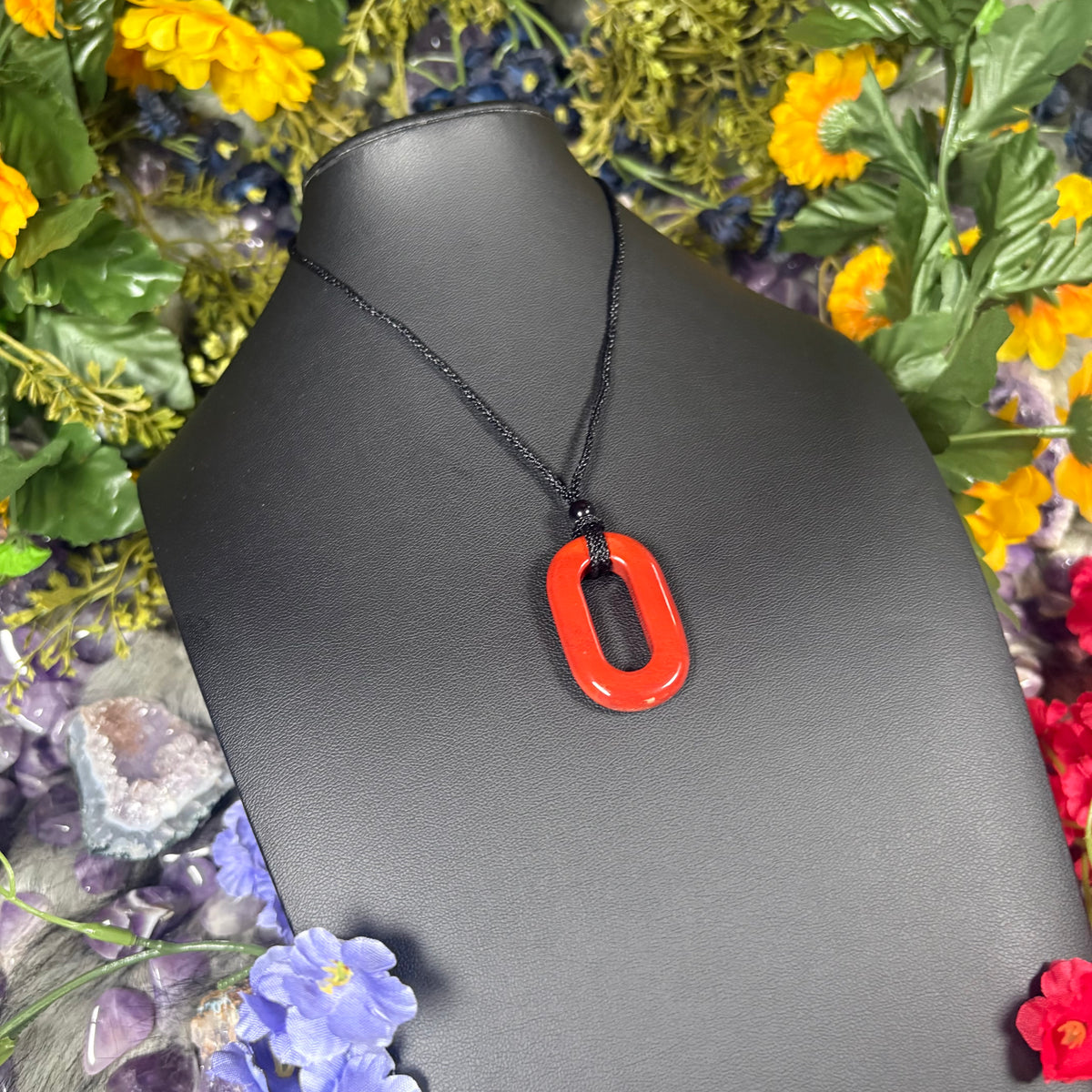 Red Jasper Portal Of Manifestation Crystal Necklace
