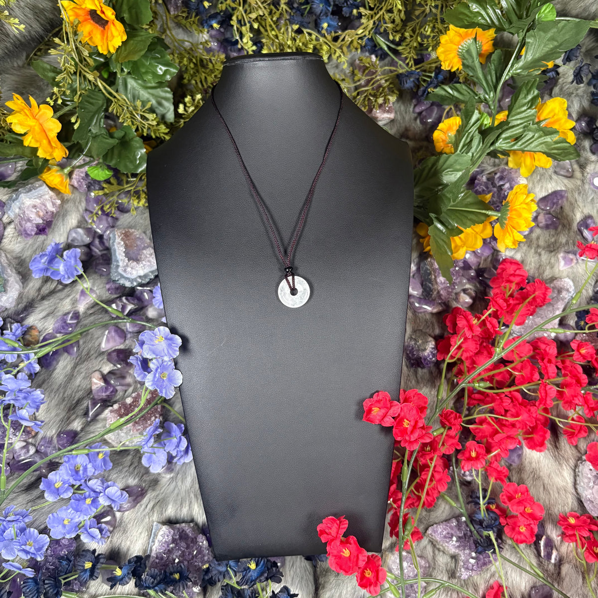 Clear Quartz Eternal Circle Necklace