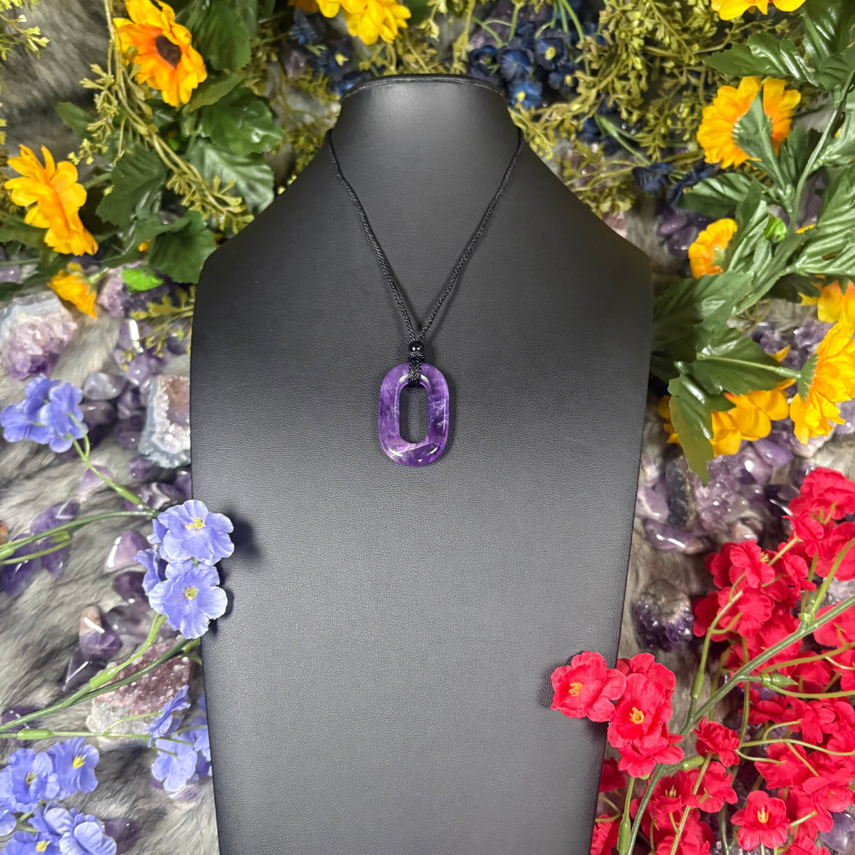 Amethyst Portal Of Manifestation Crystal Necklace