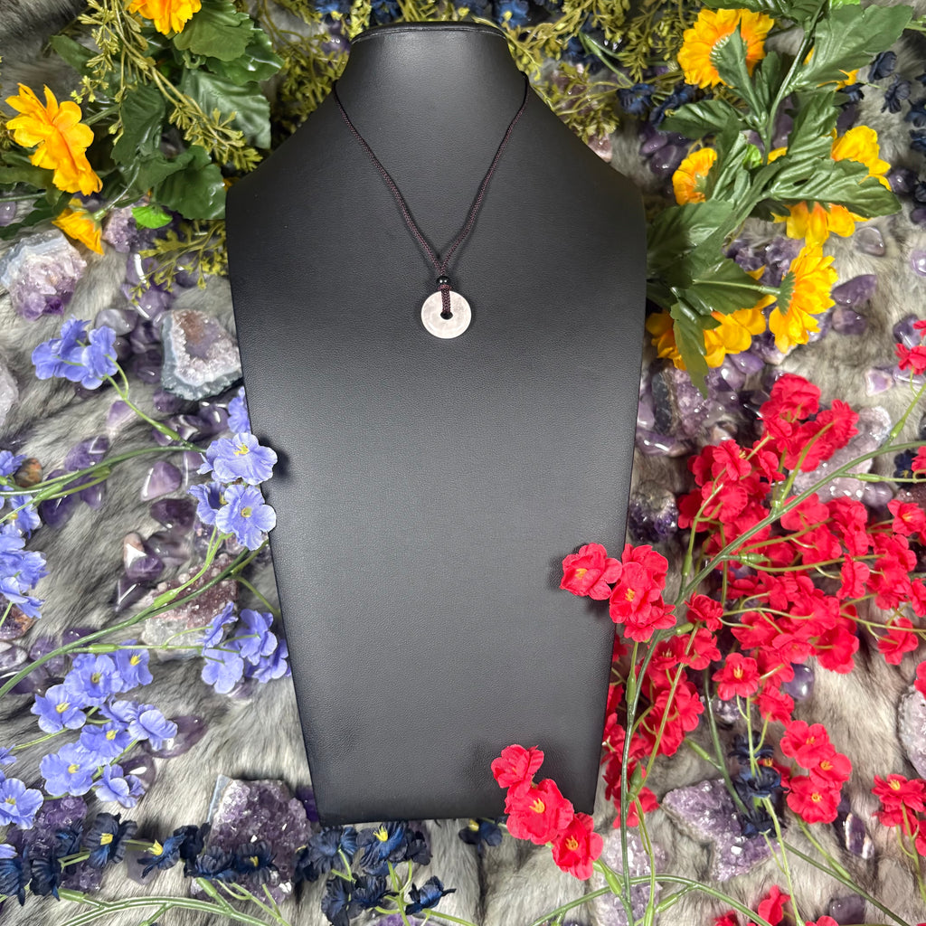 Rose Quartz Eternal Circle Necklace