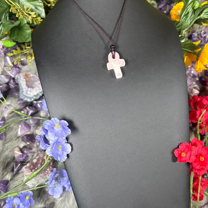 Rose Quartz Ankh Soul Journey Necklaces
