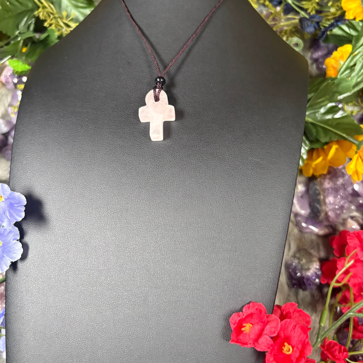 Rose Quartz Ankh Soul Journey Necklaces