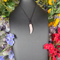 Rose Quartz Guardian Talisman Necklace