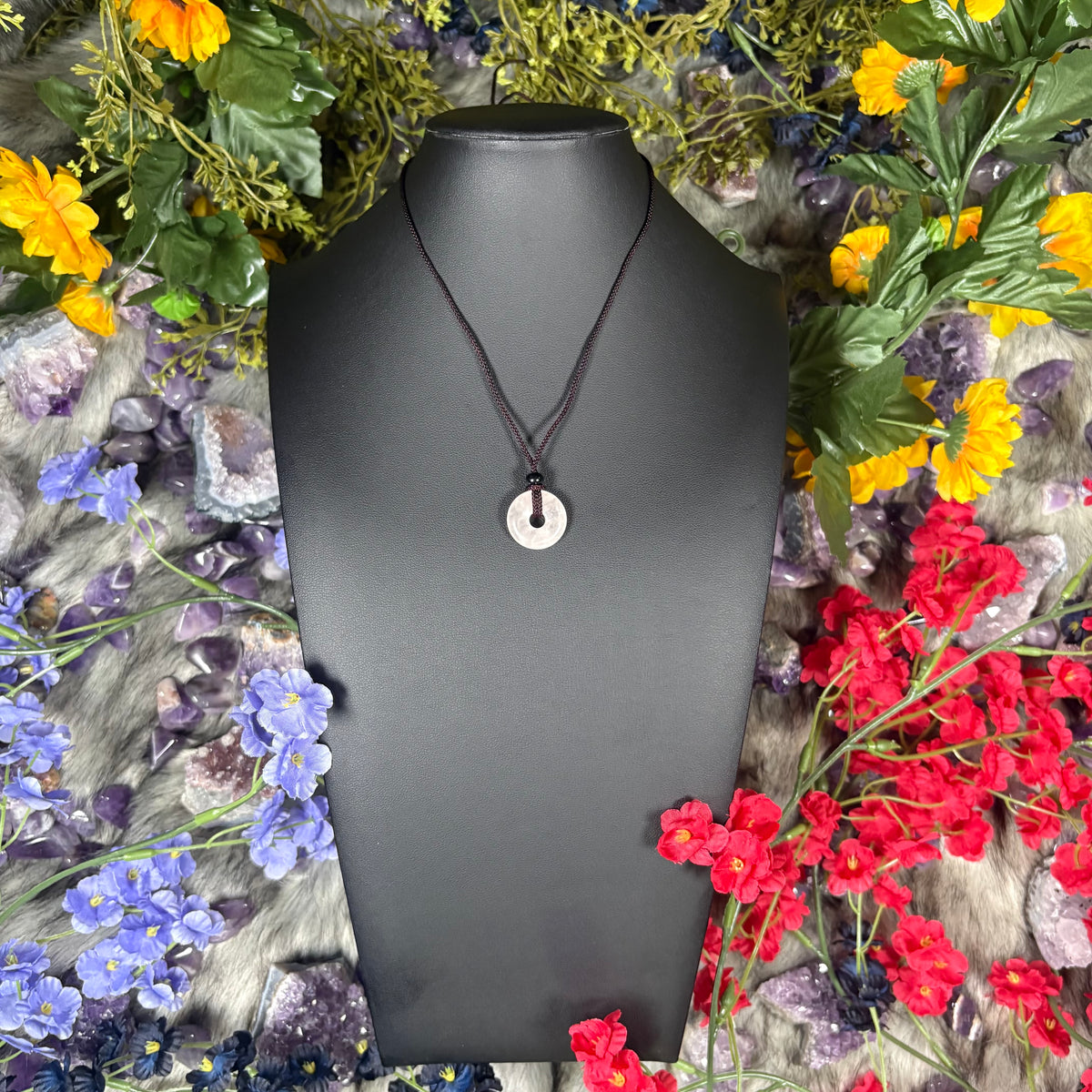 Rose Quartz Eternal Circle Necklace