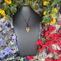 Tiger's Eye Heart Talisman Necklace