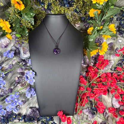 Amethyst Eternal Circle Necklace