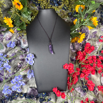Amethyst Guardian Talisman Necklace