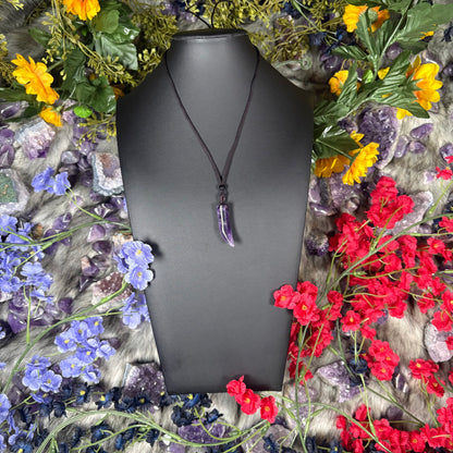 Amethyst Guardian Talisman Necklace