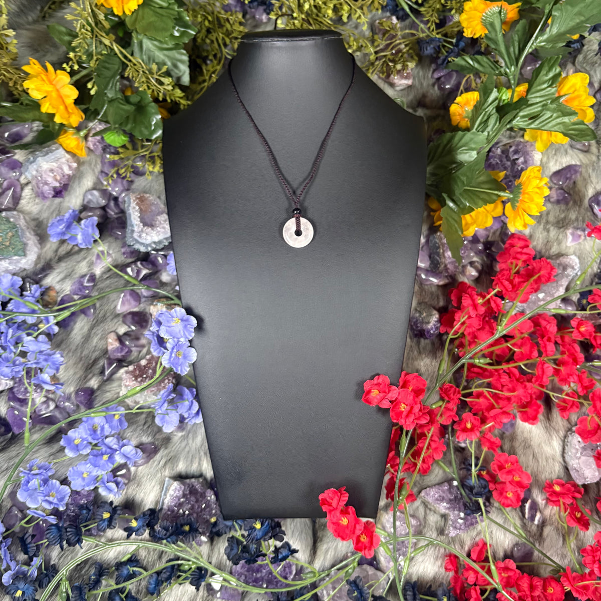 Rose Quartz Eternal Circle Necklace