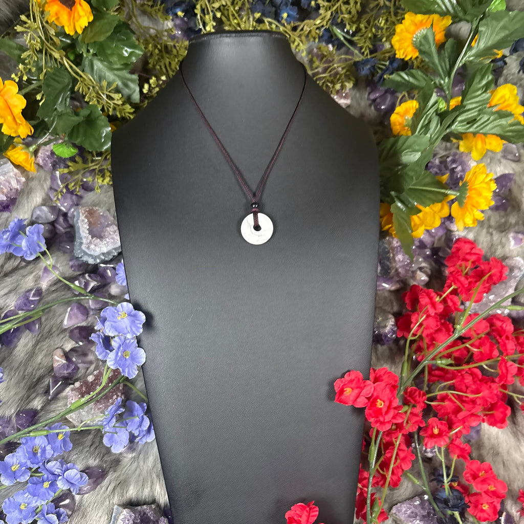 Howlite Eternal Circle Necklace
