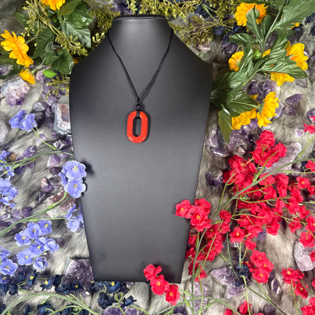 Red Jasper Portal Of Manifestation Crystal Necklace
