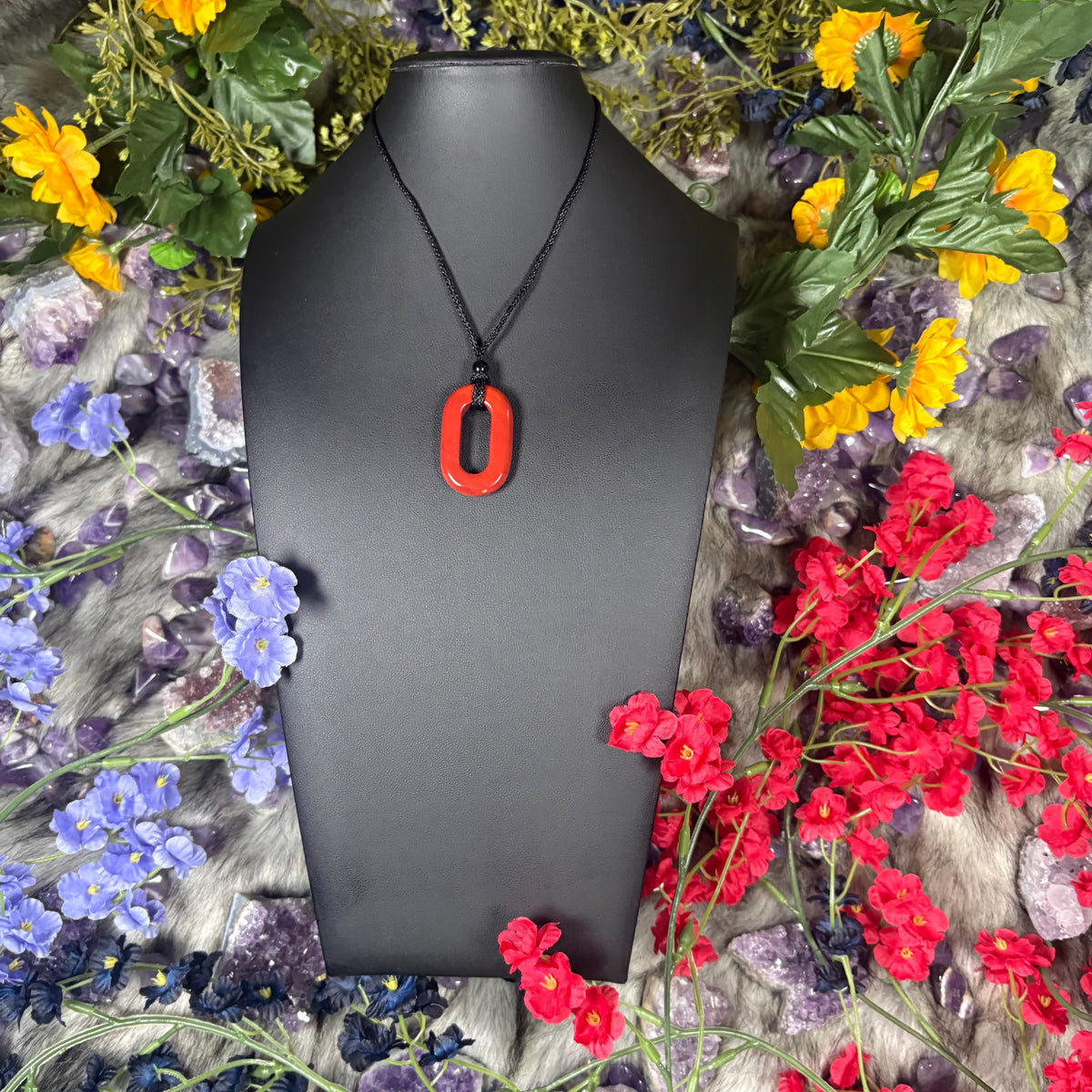 Red Jasper Portal Of Manifestation Crystal Necklace