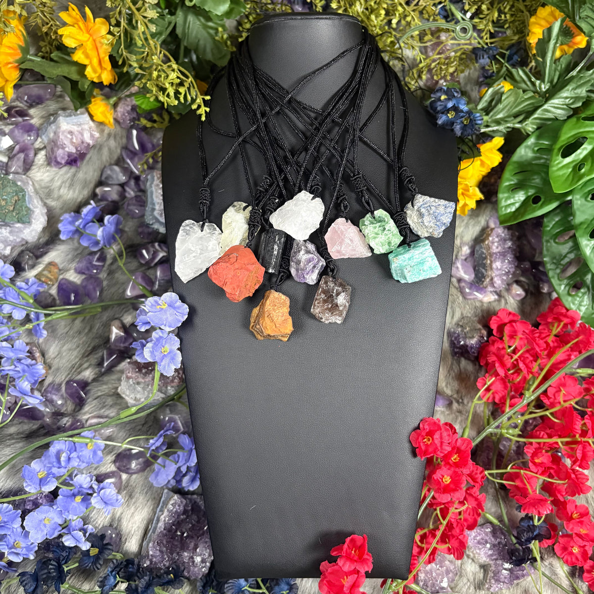 RAW Earthborn Crystal Adjustable Necklace