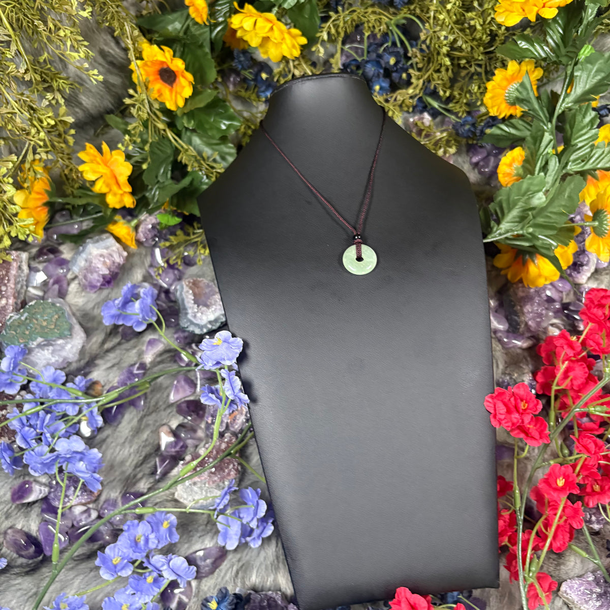 Green Aventurine Eternal Circle Necklace