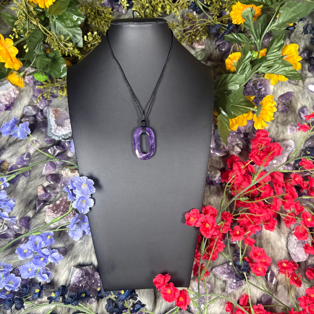 Amethyst Portal Of Manifestation Crystal Necklace