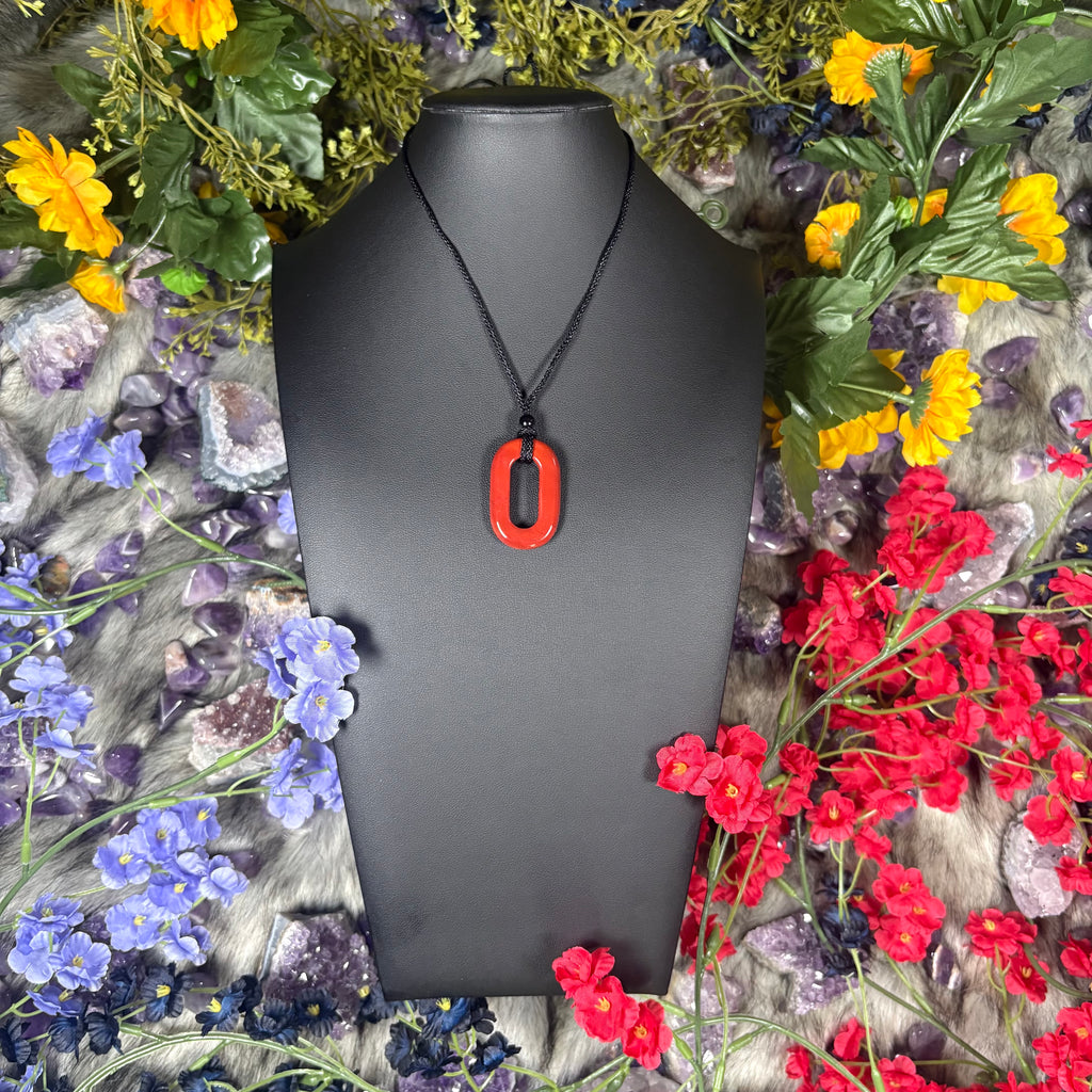 Red Jasper Portal Of Manifestation Crystal Necklace