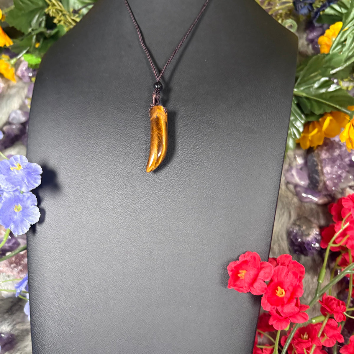 Tiger Eye Guardian Talisman Necklace