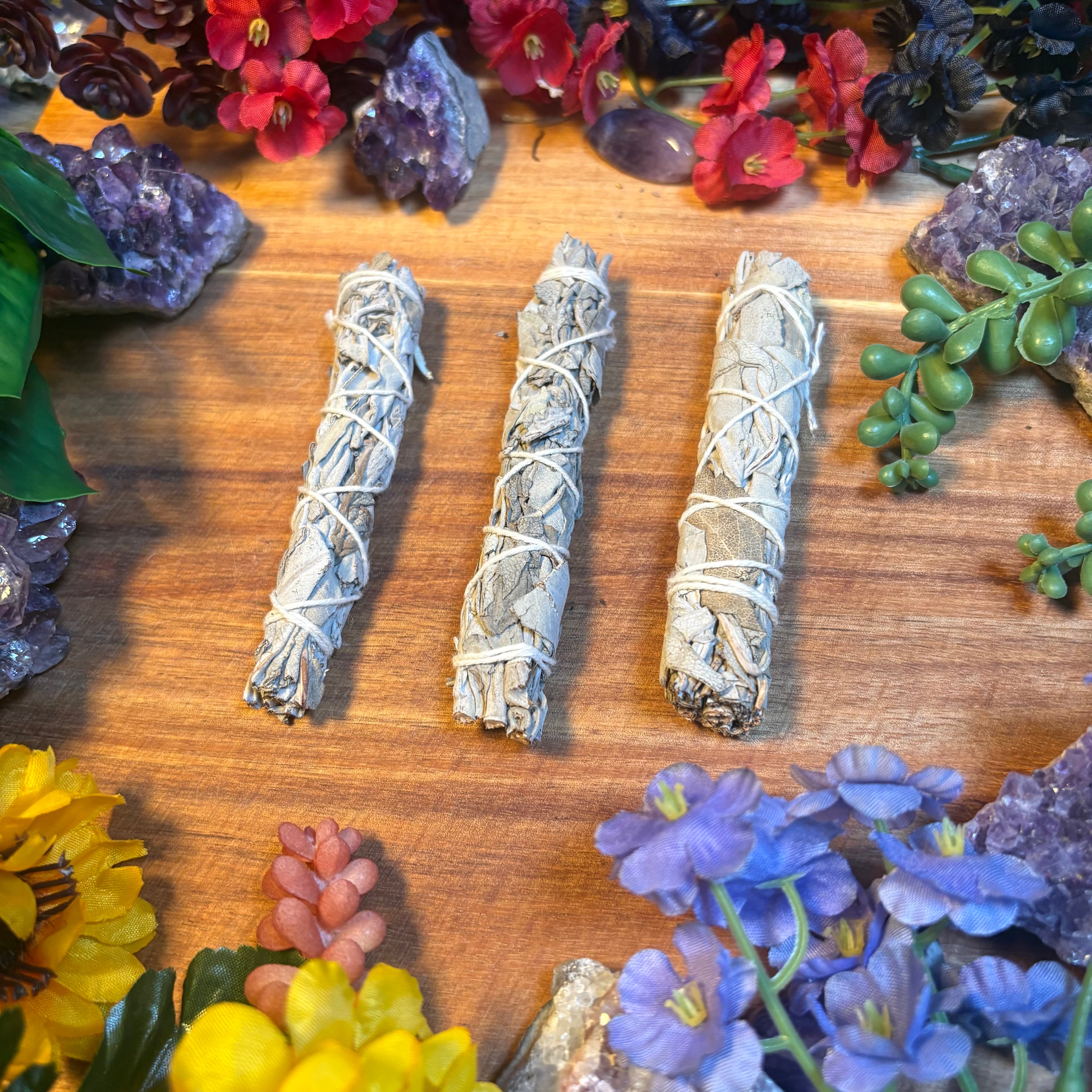 Small White Sage Smudge Stick x1