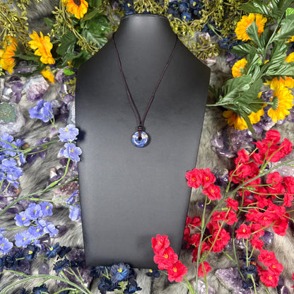 Blue Sodalite Eternal Circle Necklace