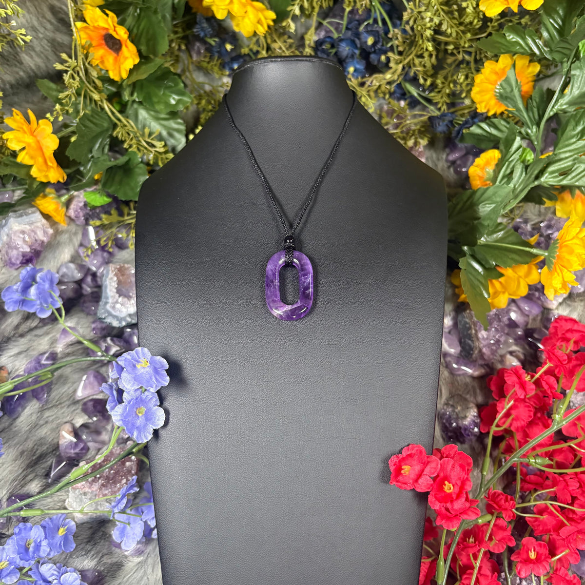 Amethyst Portal Of Manifestation Crystal Necklace