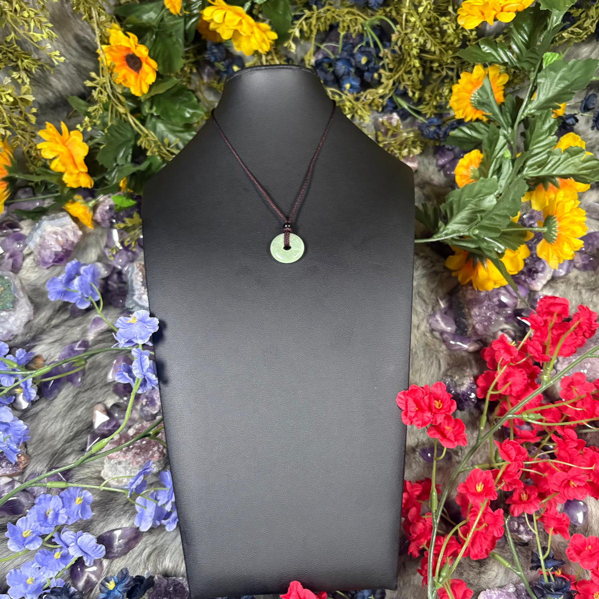 Green Aventurine Eternal Circle Necklace