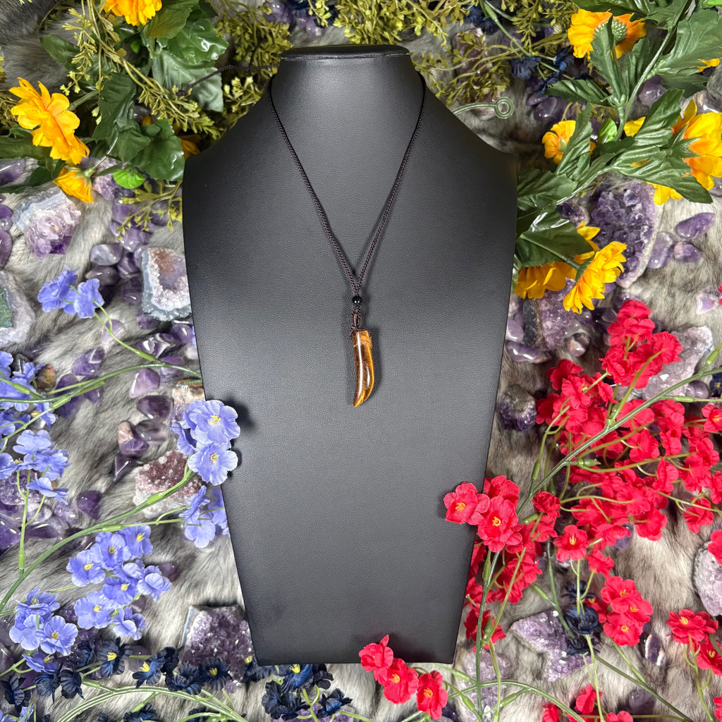 Tiger Eye Guardian Talisman Necklace