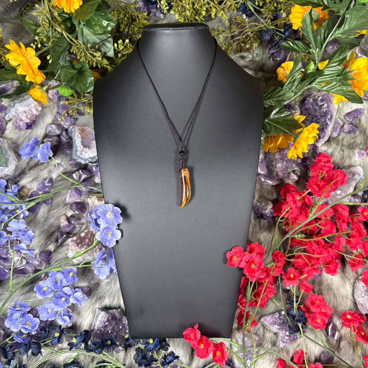 Tiger Eye Guardian Talisman Necklace
