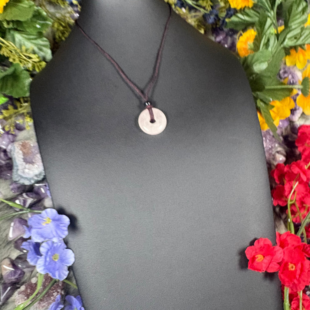 Rose Quartz Eternal Circle Necklace