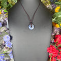 Blue Dot Jasper Eternal Circle Necklace