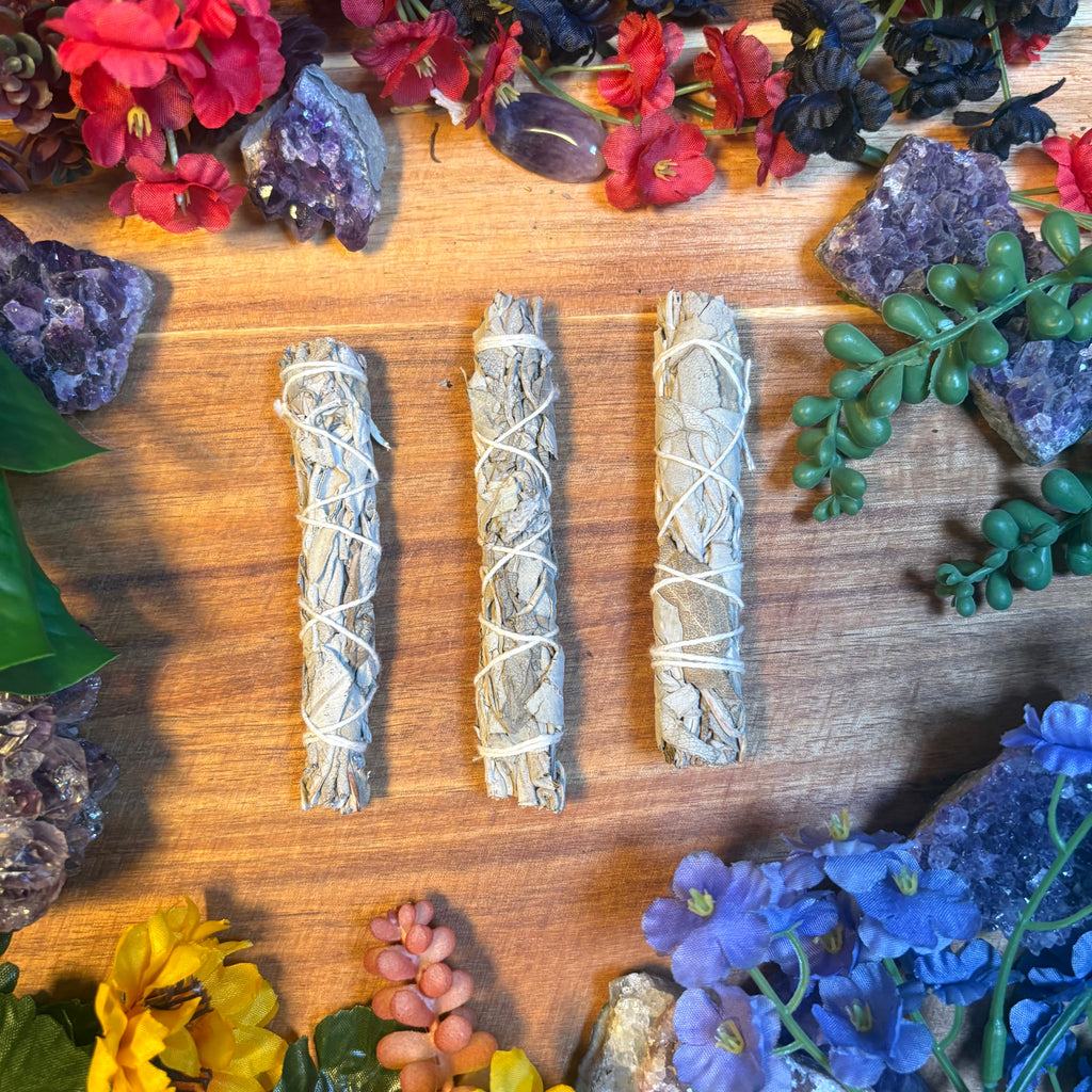 Small White Sage Smudge Stick x1