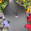 Amethyst Soul Ankh Journey Necklace