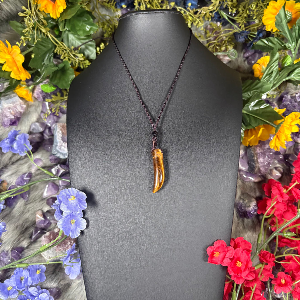 Tiger Eye Guardian Talisman Necklace