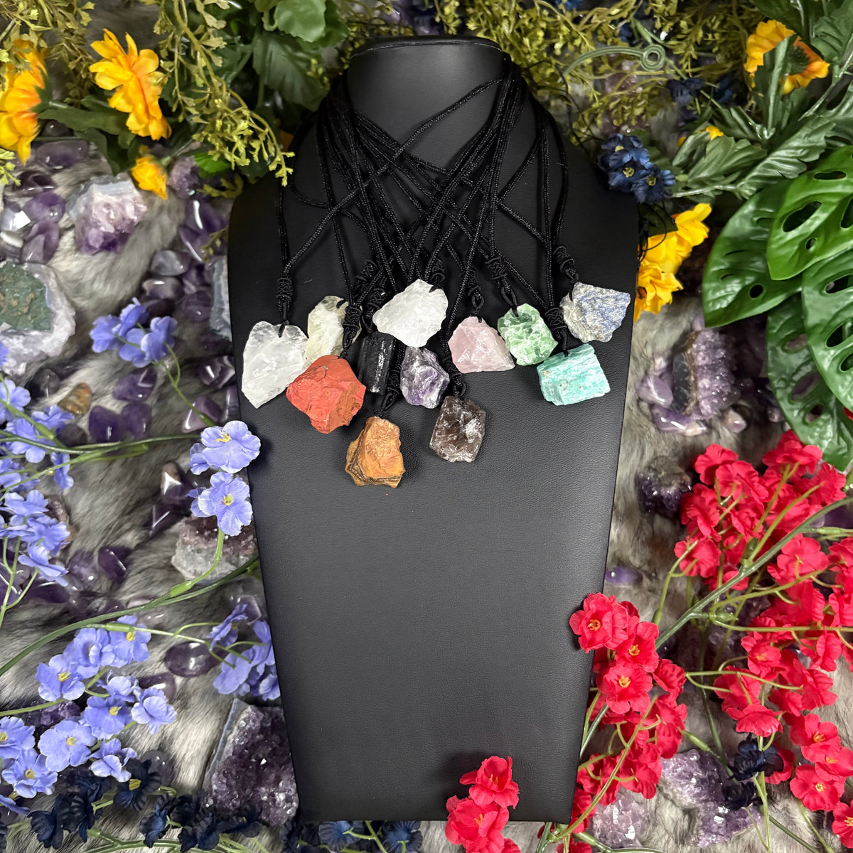 RAW Earthborn Crystal Adjustable Necklace