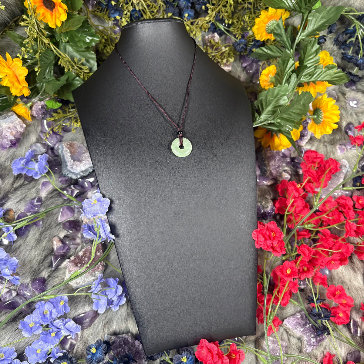 Green Aventurine Eternal Circle Necklace