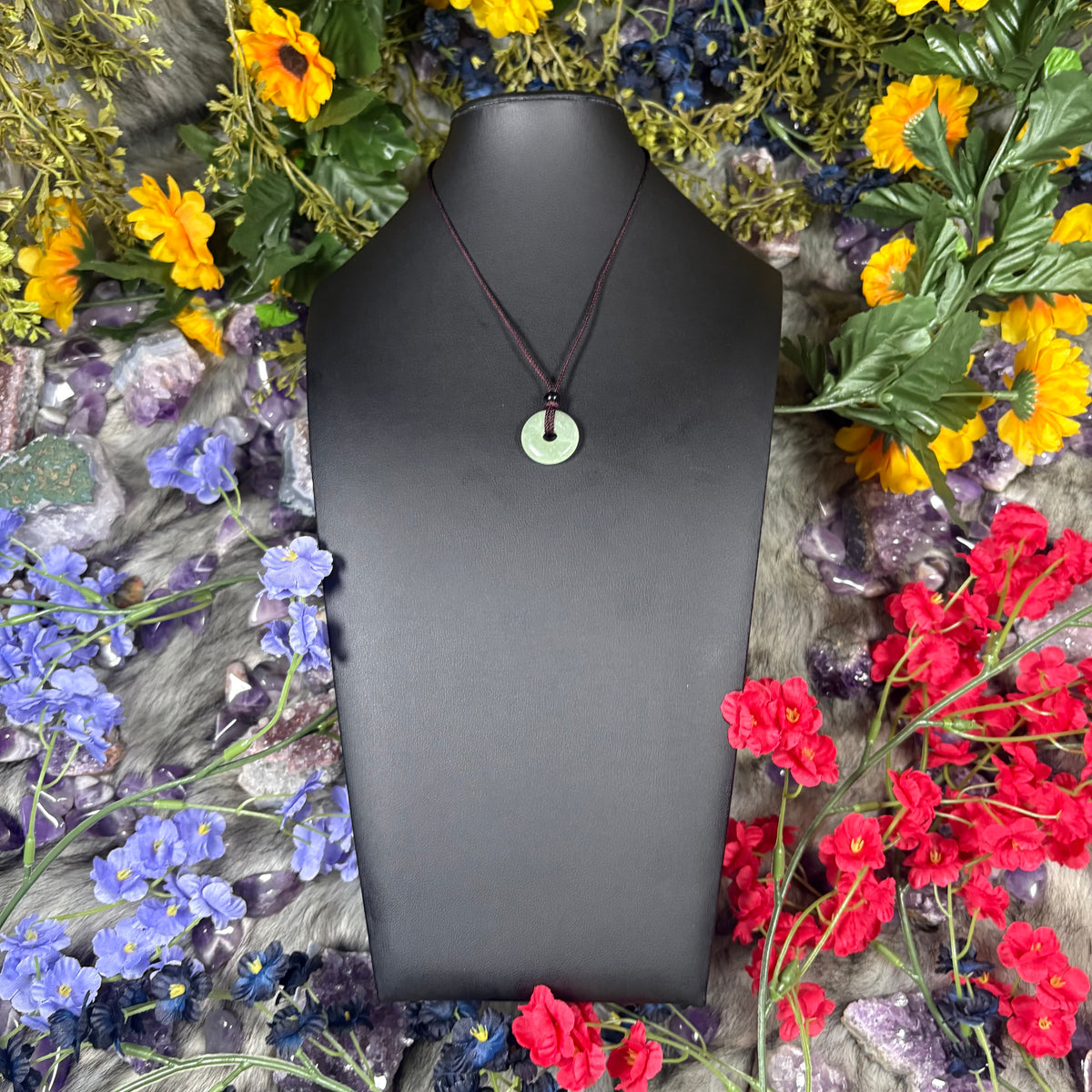 Green Aventurine Eternal Circle Necklace