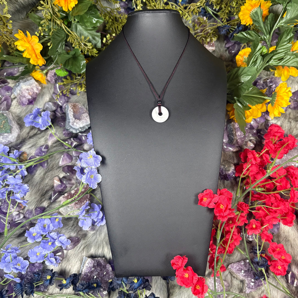 Howlite Eternal Circle Necklace