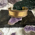 Om Energy Brass Wrist Cuff - Energy Band