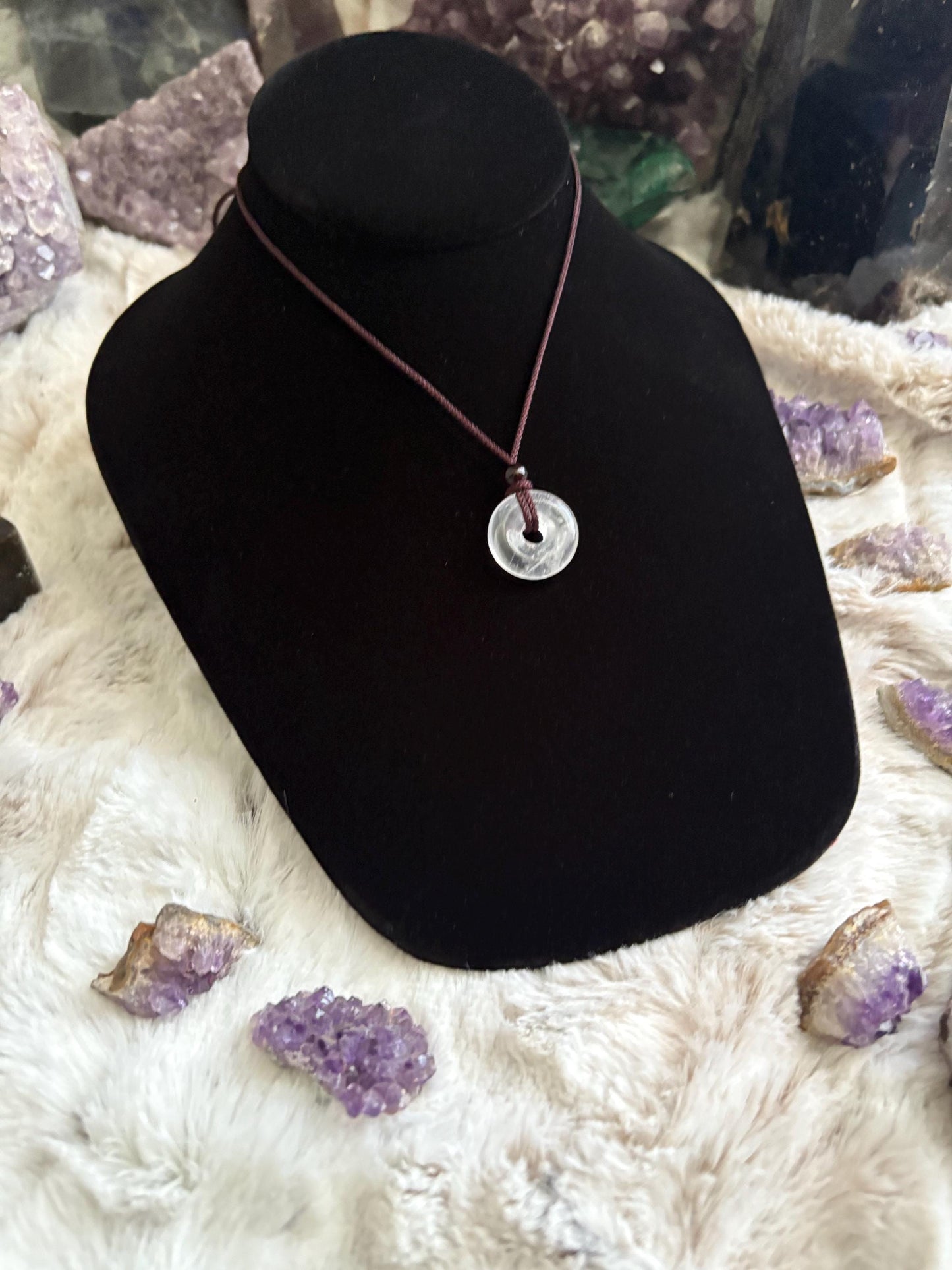 Eternity Circle Crystal Necklace - Multiple Options