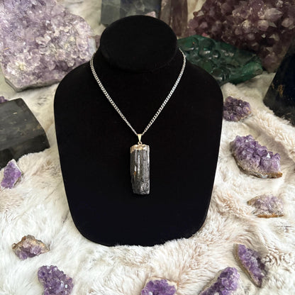 Silver Tourmaline Necklace