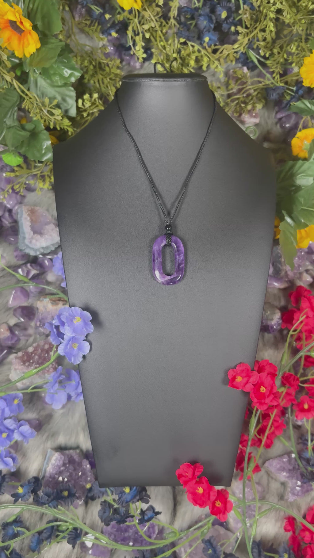 Amethyst Portal Of Manifestation Crystal Necklace