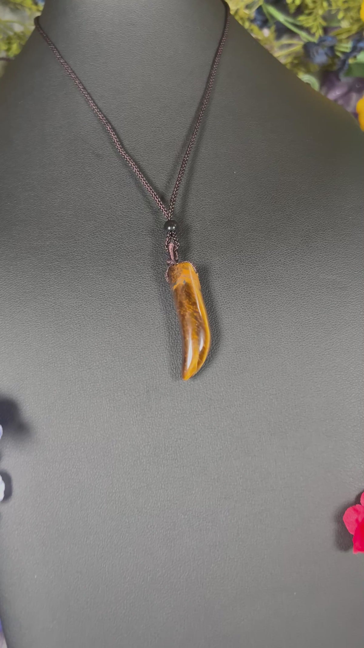 Tiger Eye Guardian Talisman Necklace