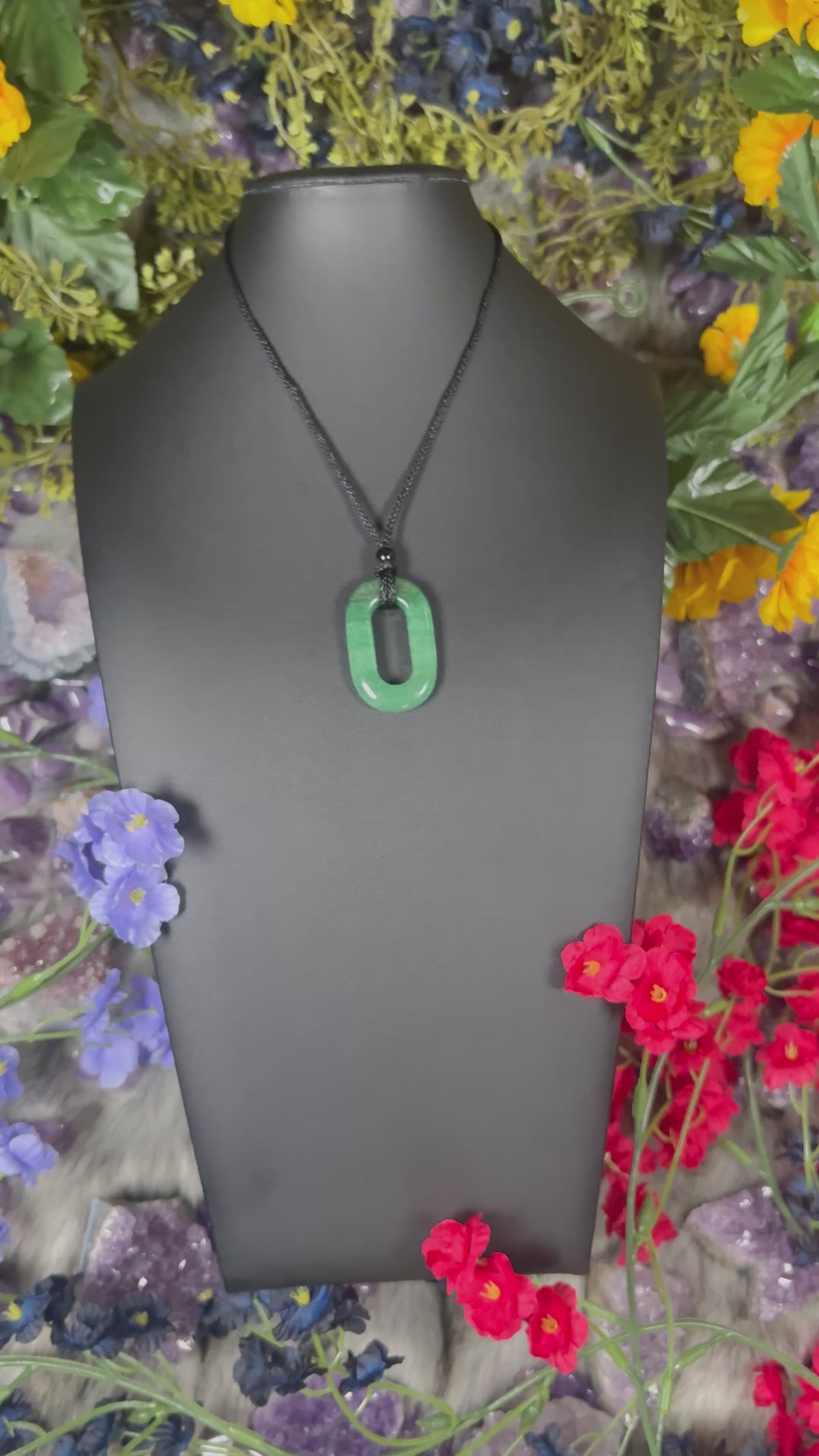 Green Aventurine Portal Of Wealth Crystal Necklace