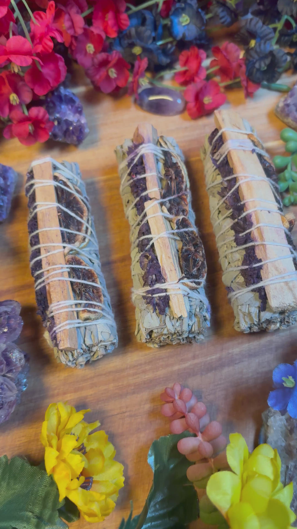 Lavender, Palo Santo, & Lemon Sage Smudge Stick x1