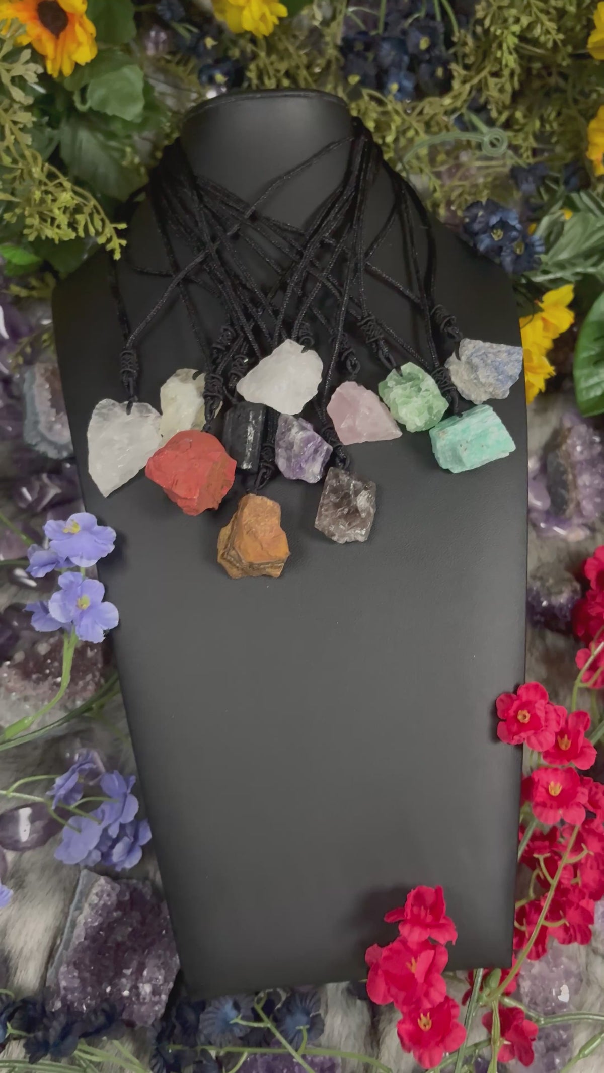 RAW Earthborn Crystal Adjustable Necklace