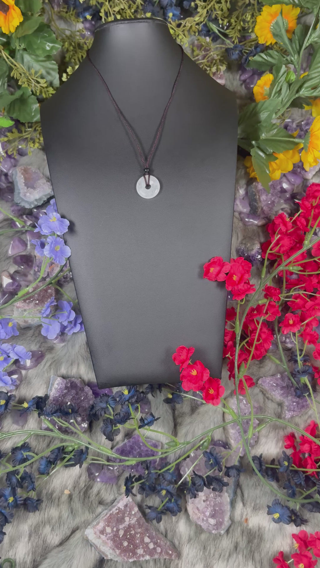 Clear Quartz Eternal Circle Necklace